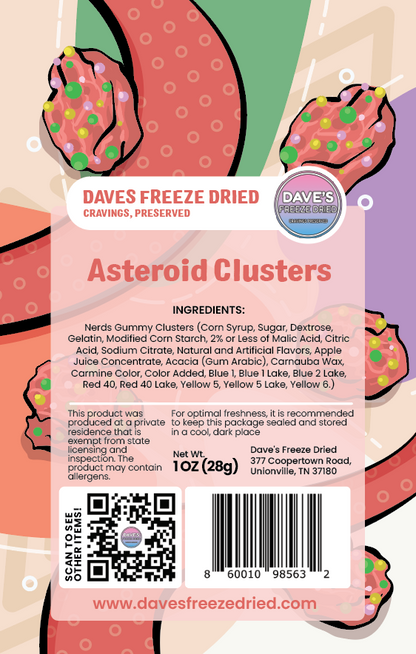 Asteroid Clusters 1oz