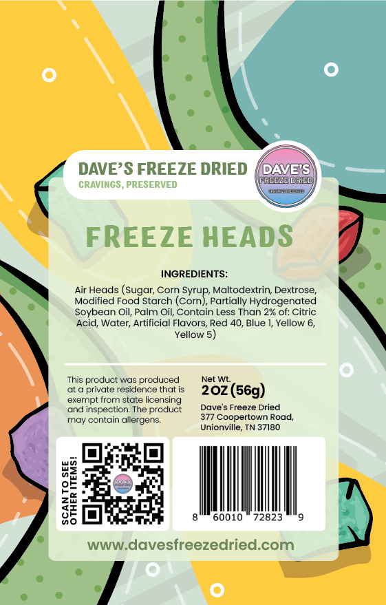 Freeze Heads 2.0oz