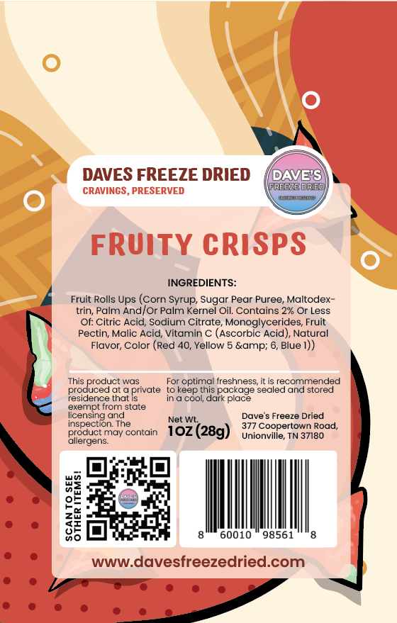 Fruity Crisps 1oz