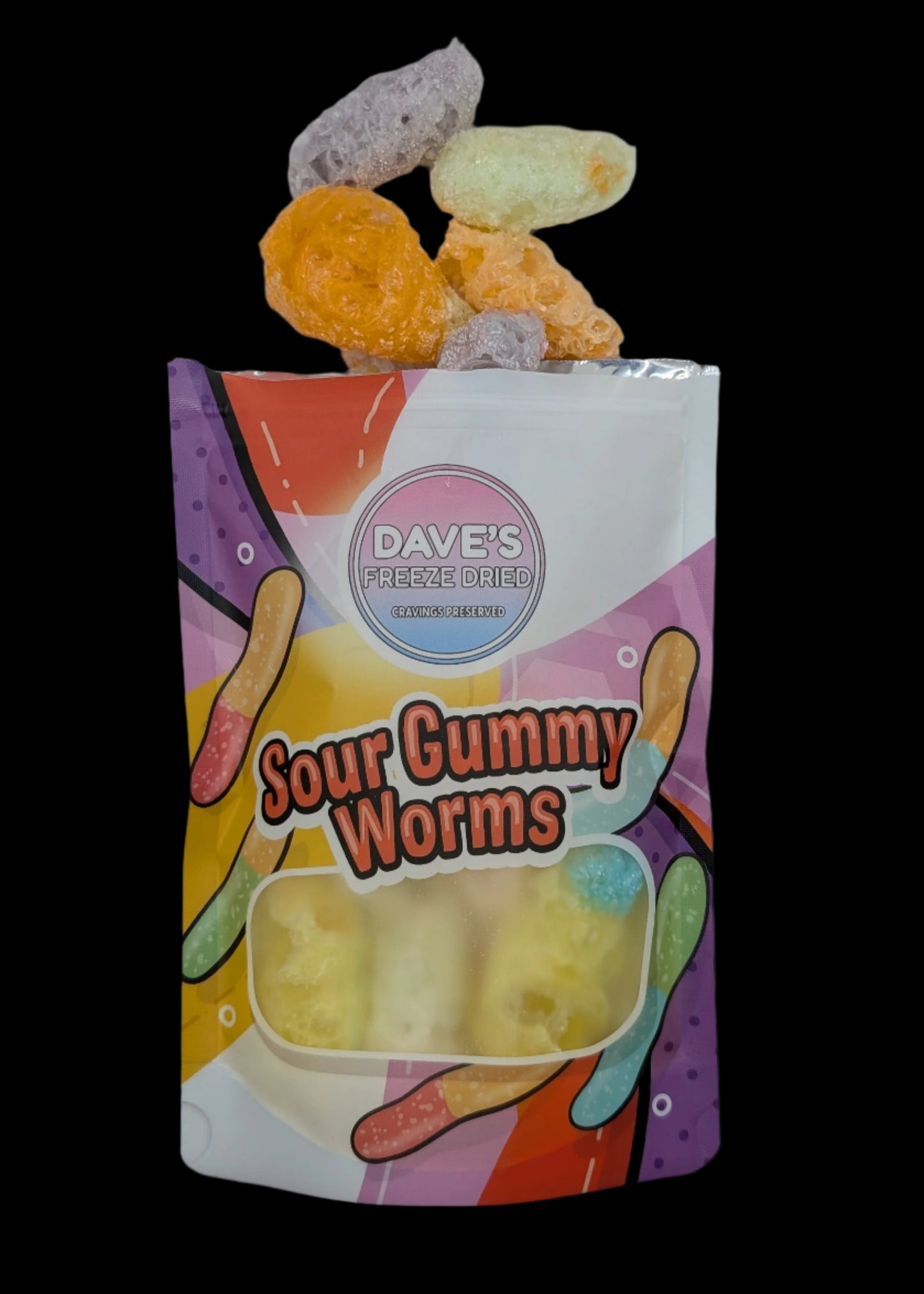 Sour Gummy Worms 0.55oz