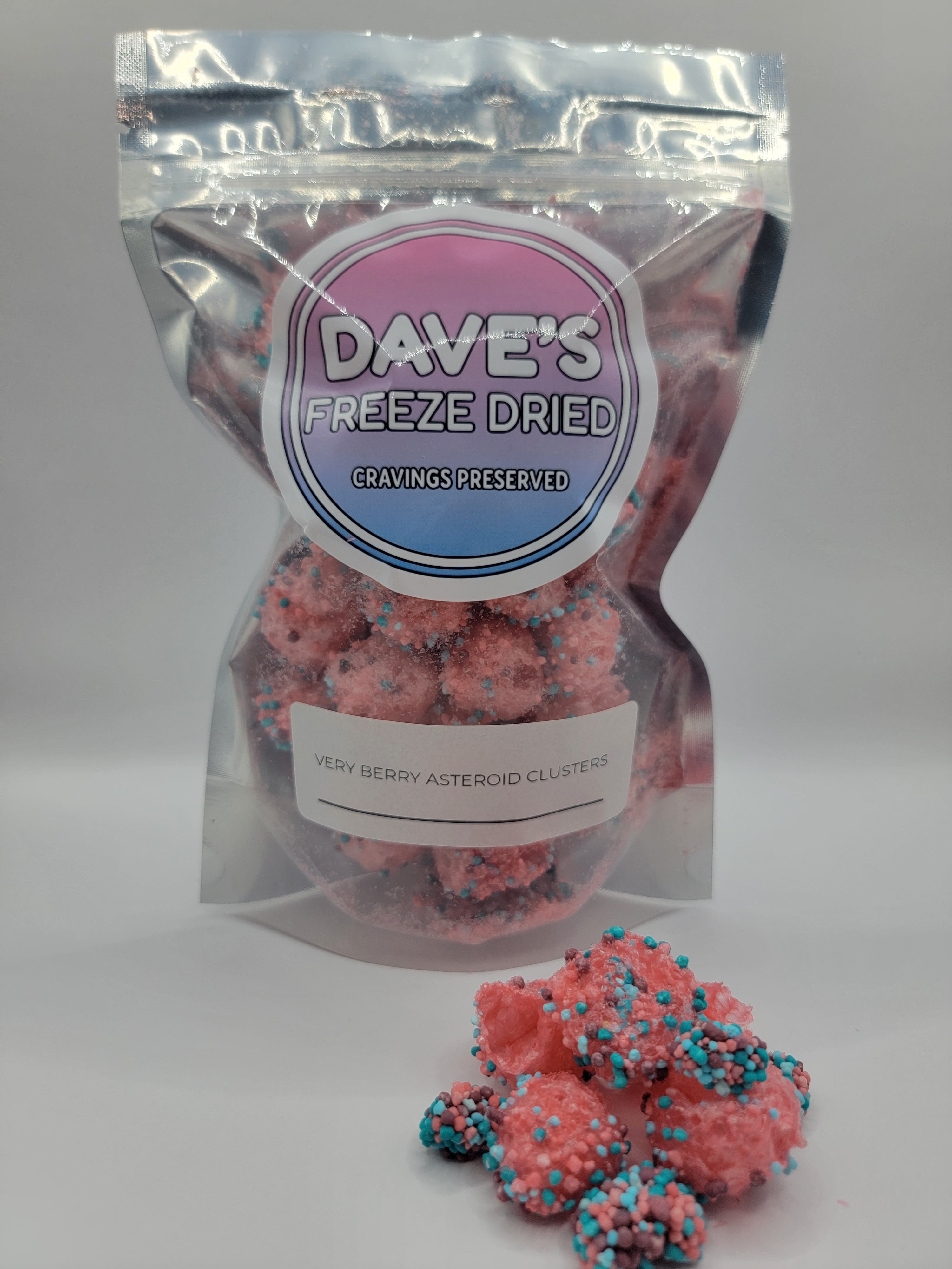 Asteroid Clusters Very Berry – Dave's Freeze Dried